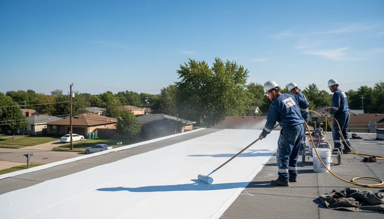 Commercial roof coating in Mitchell, GA near me